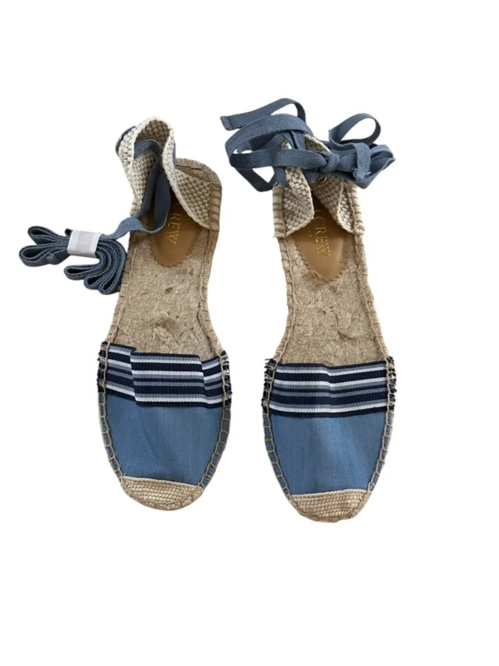 J.Crew Wrap Around Espadrilles - Size 8 - NIB